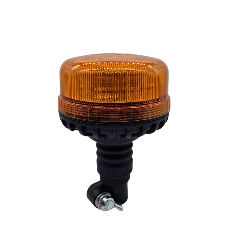 LED Rundumleuchte Flach Orange 8 x 3W LEDs mit Flexihalterung