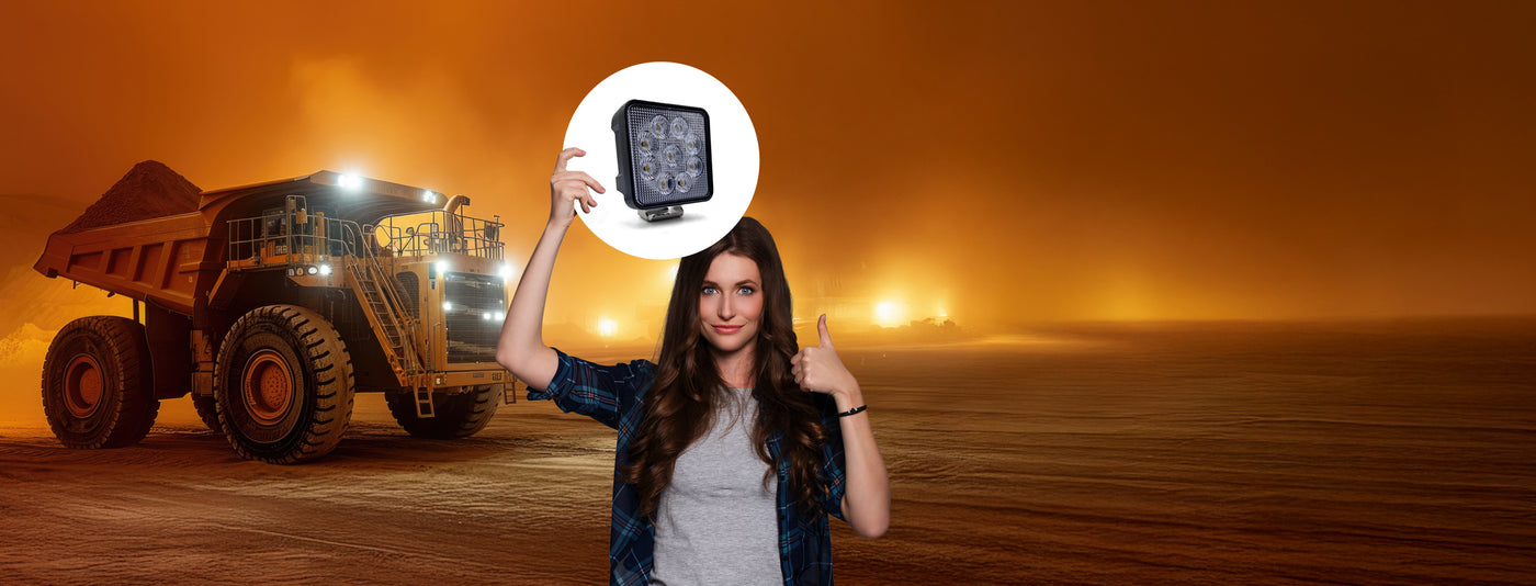 Banner Worklights24.com Arbeitsscheinwerfer für Traktoren,Bagger und mehr