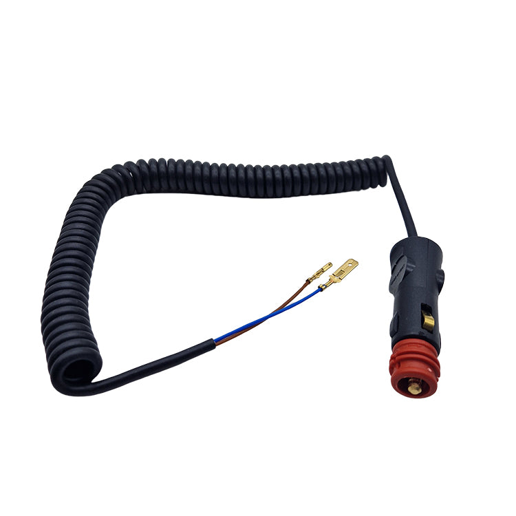 spiral cable with plug
