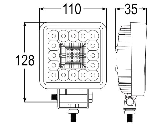 LED work light 38W 3800 lumens