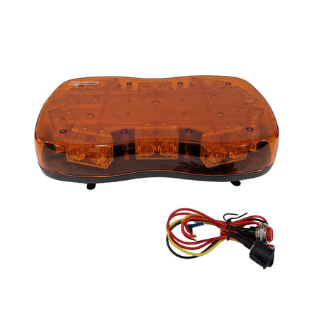LED flash bar orange 20 x 0.5W LEDs with magnetic holder 
