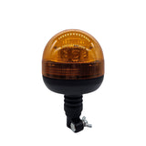 LED rotating beacon orange 8 x 3W LEDs with flexible bracket 