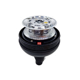LED rotating beacon orange 8 x 3W LEDs with flexible bracket 