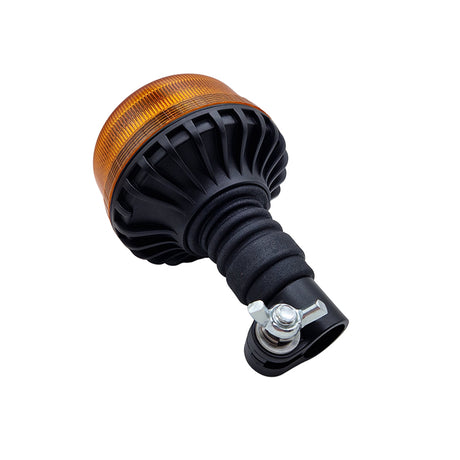 LED rotating beacon flat orange 8 x 3W LEDs with flexible bracket