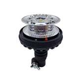 LED rotating beacon flat orange 8 x 3W LEDs with flexible bracket
